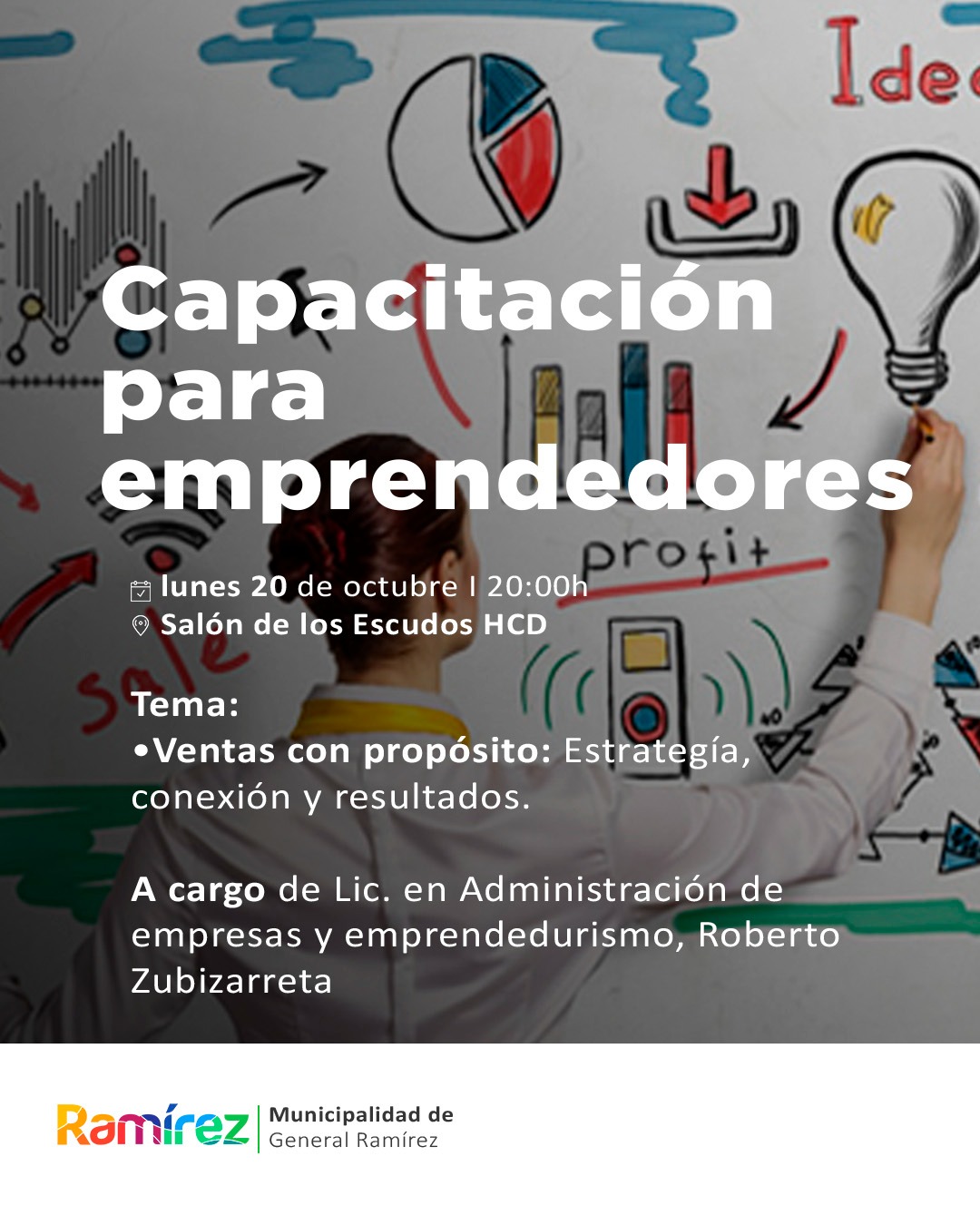 Nueva capacitación para emprendedores en Ramírez