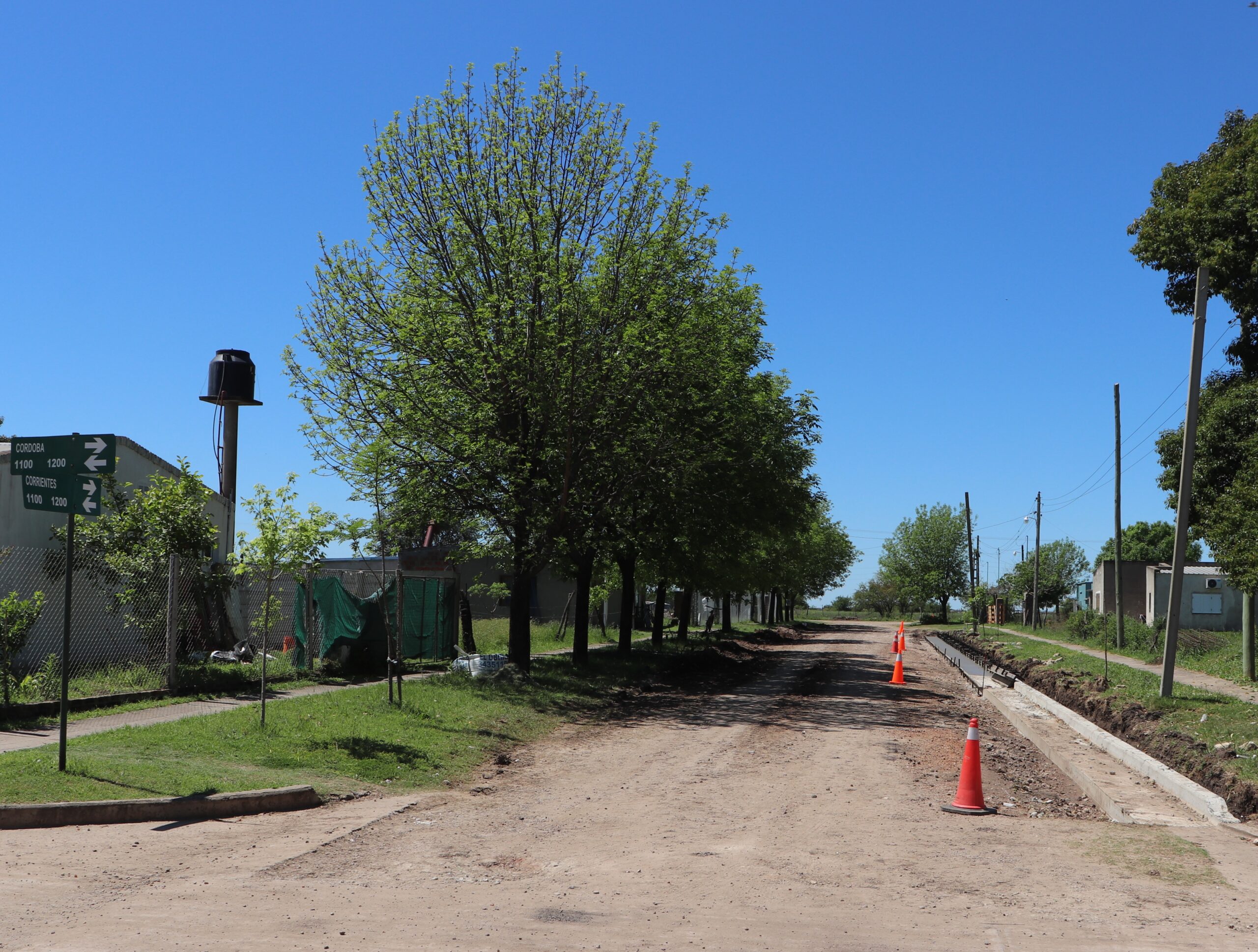 Aranguren con obras en el Barrio sur, cementerio municipal y nuevas inversiones