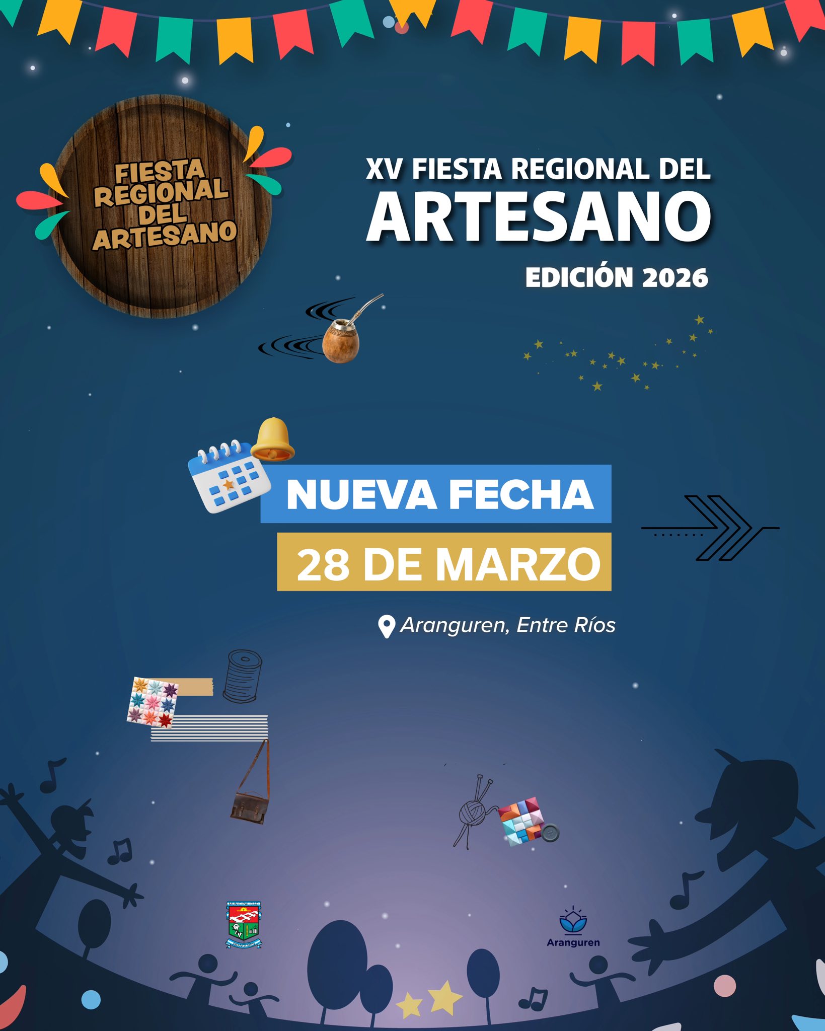 Nueva fecha para la Fiesta del artesano en Aranguren