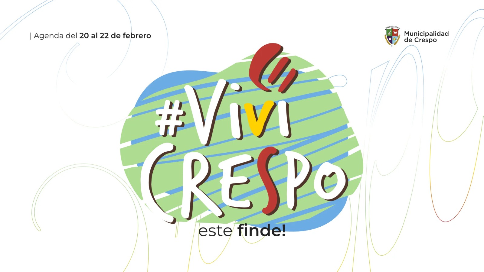 La agenda de Crespo para el fin de semana