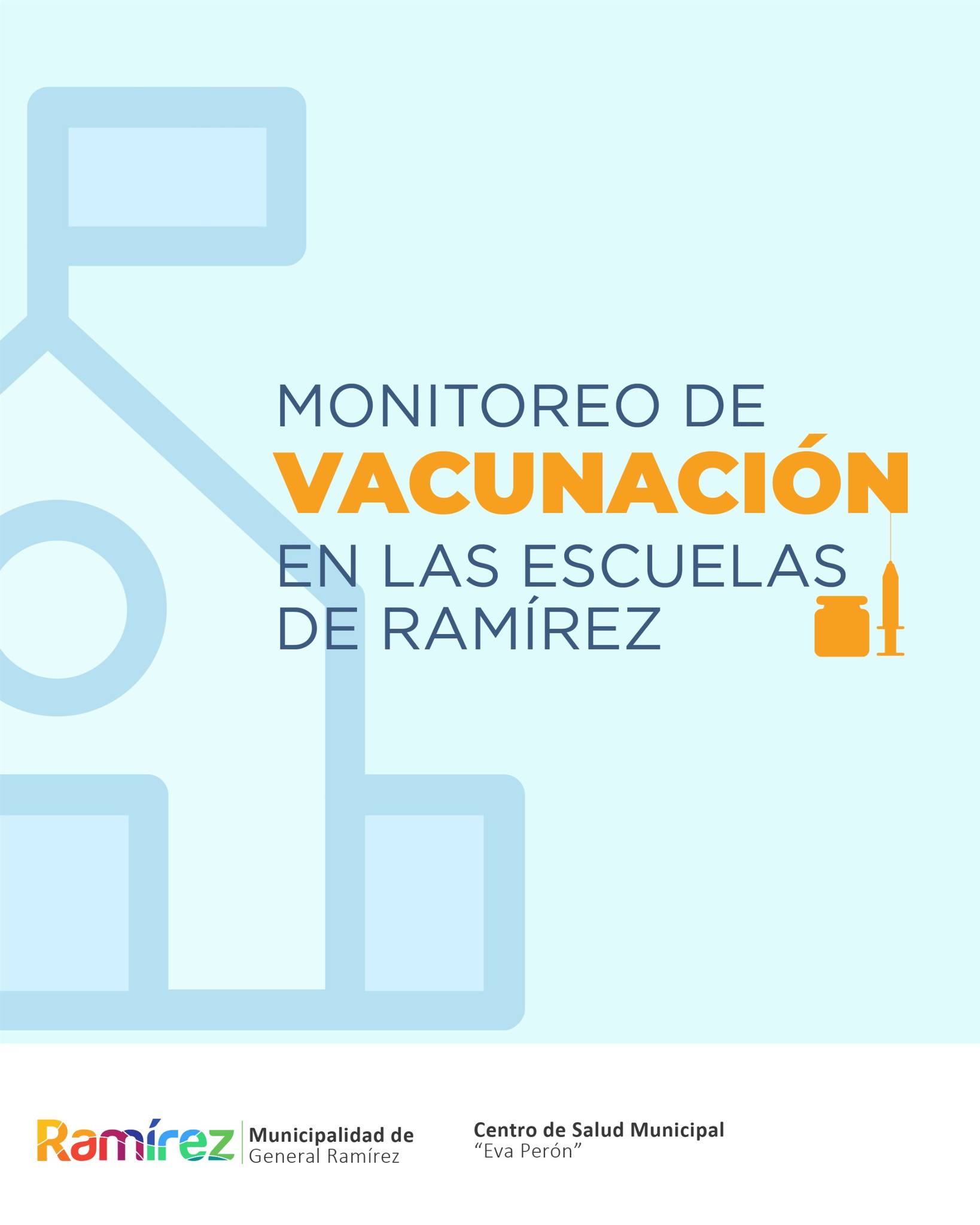 Monitoreo de vacunación en las escuelas de Ramírez