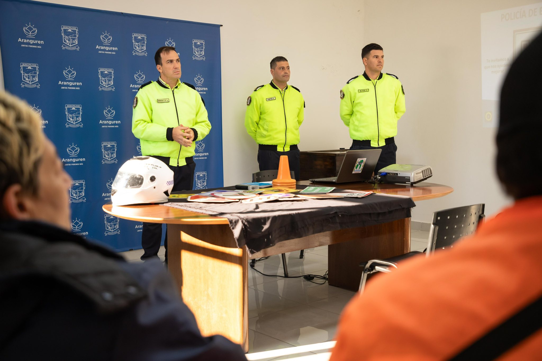 Capacitación sobre seguridad vial en Aranguren