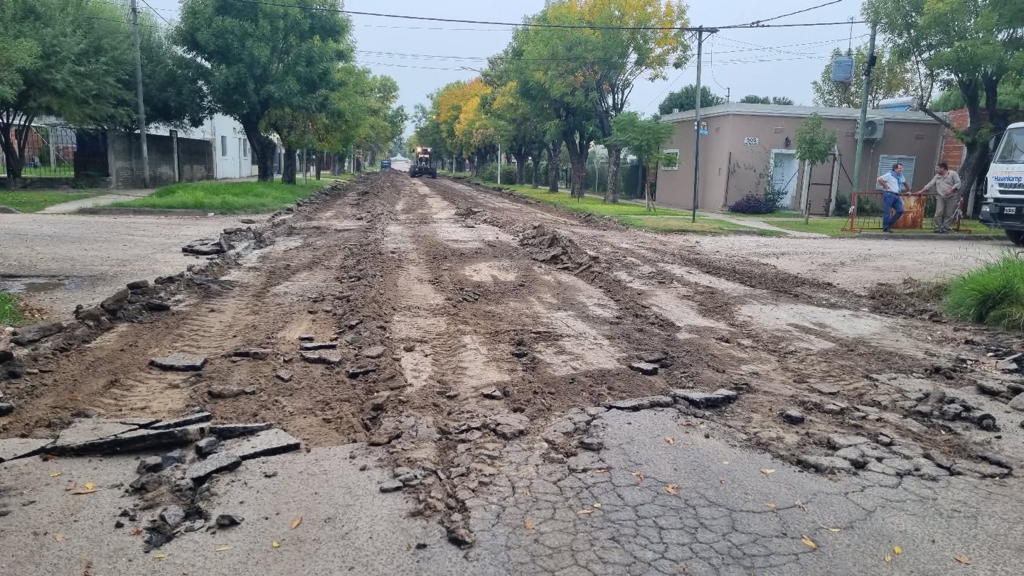 Comenzaron dos obras más en Hasenkamp