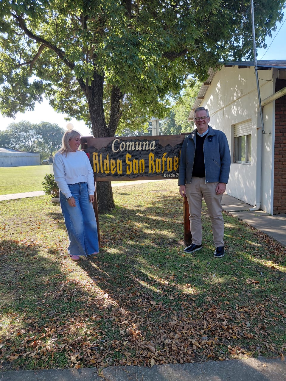 El Ministro de Planeamiento visitó Aldea San Rafael