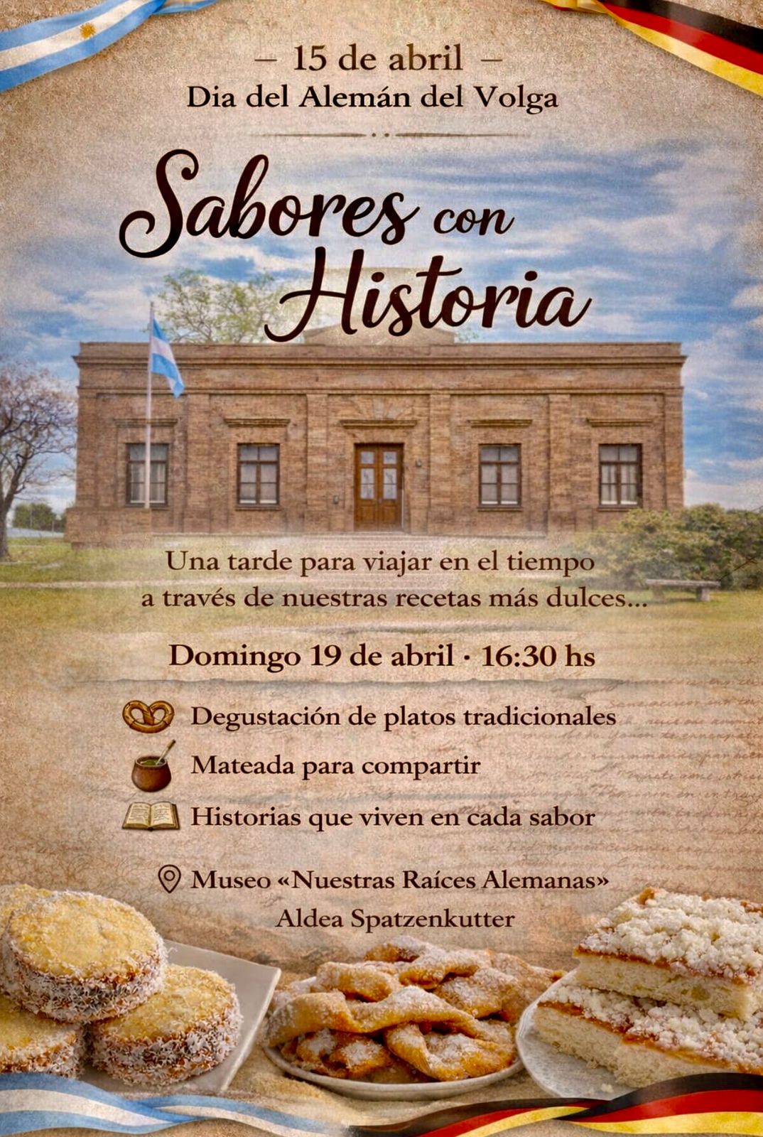 Celebran el Día del Alemán del Volga en Aldea Spatzenkutter