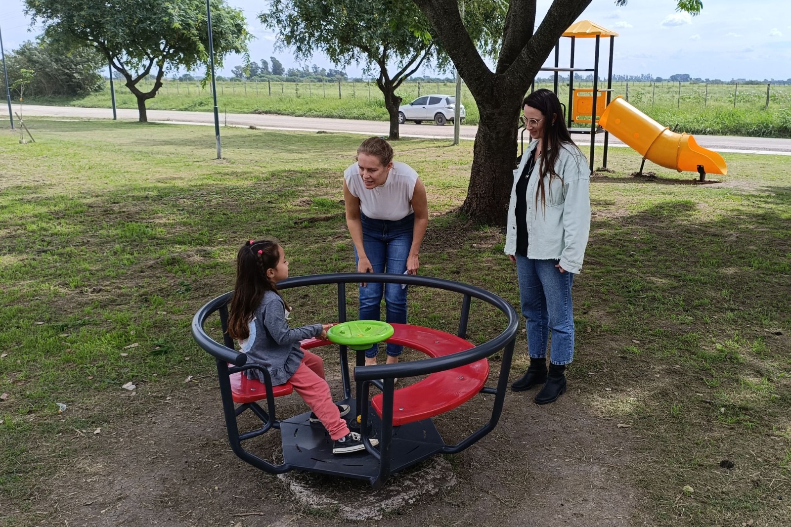 Otro espacio verde en Crespo