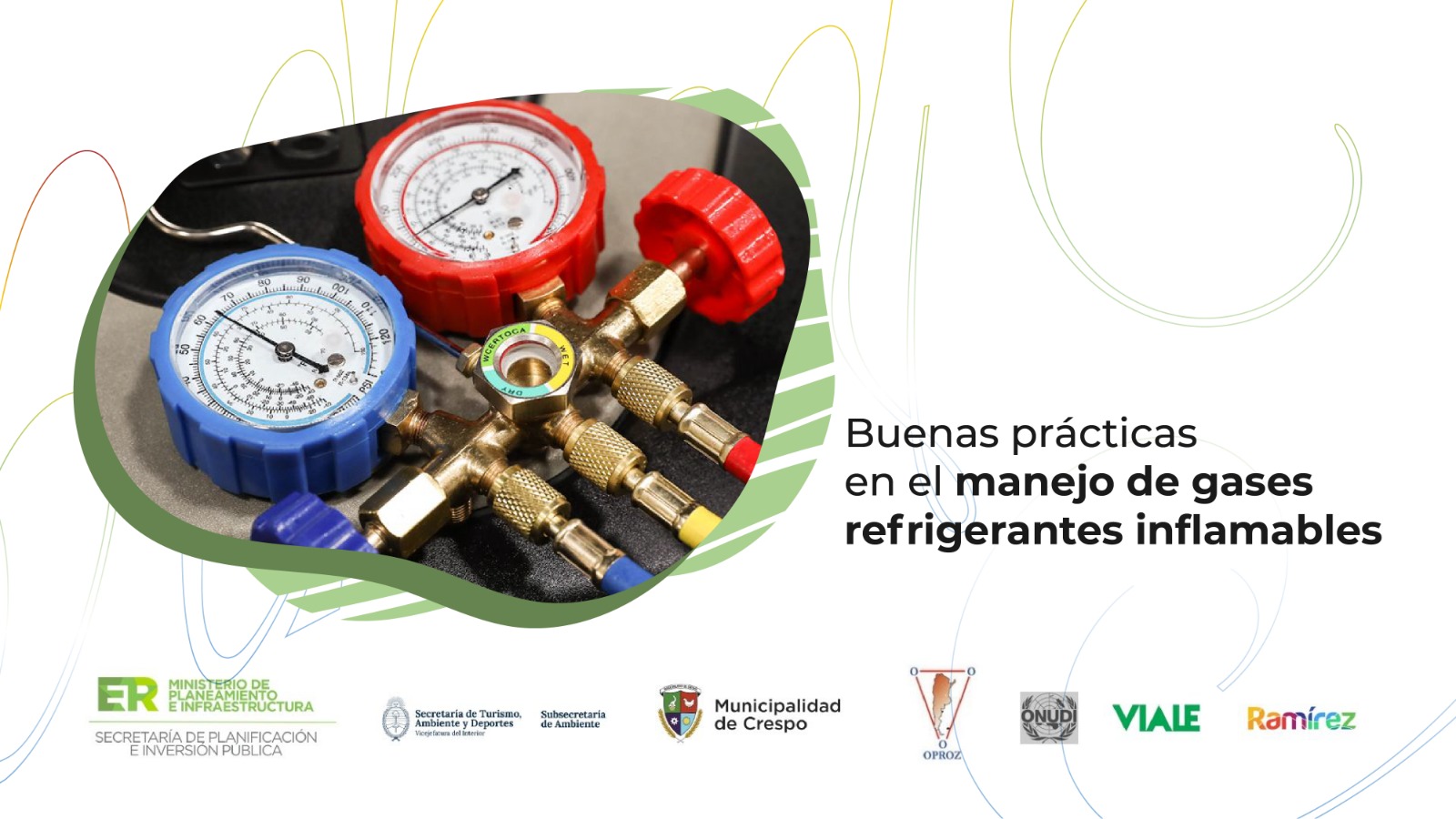 Formación sobre manejo seguro de gases refrigerantes en Crespo