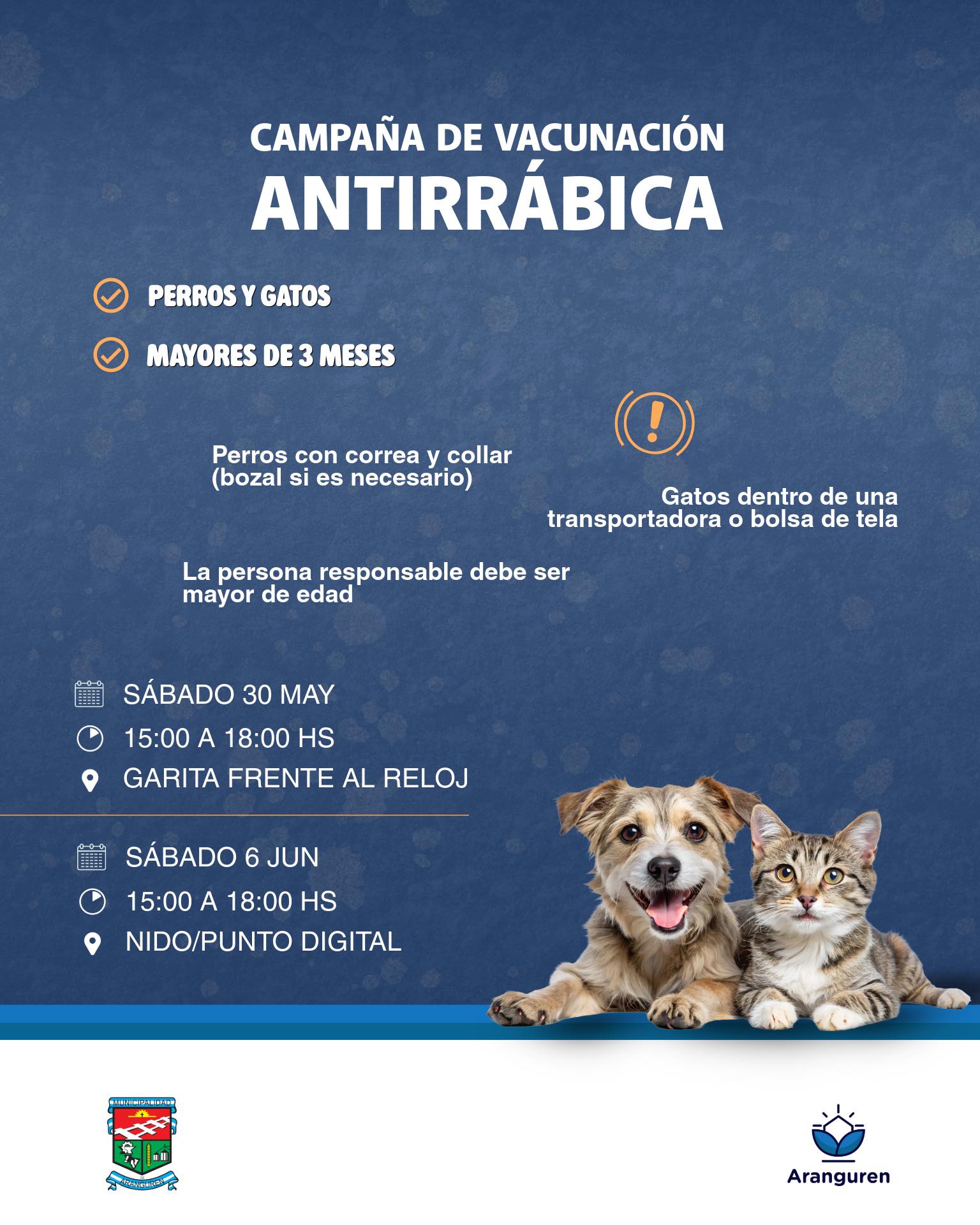 Campaña de castración de mascotas en Aranguren