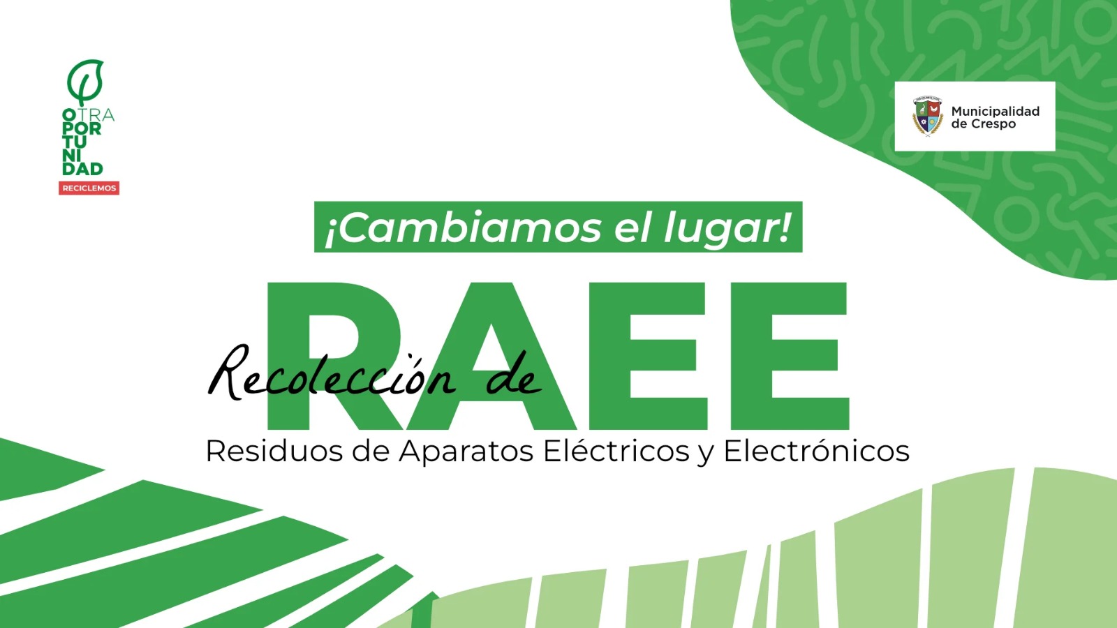 Nuevo punto de recepción de los residuos electrónicos en el Parque Ambiental de Crespo