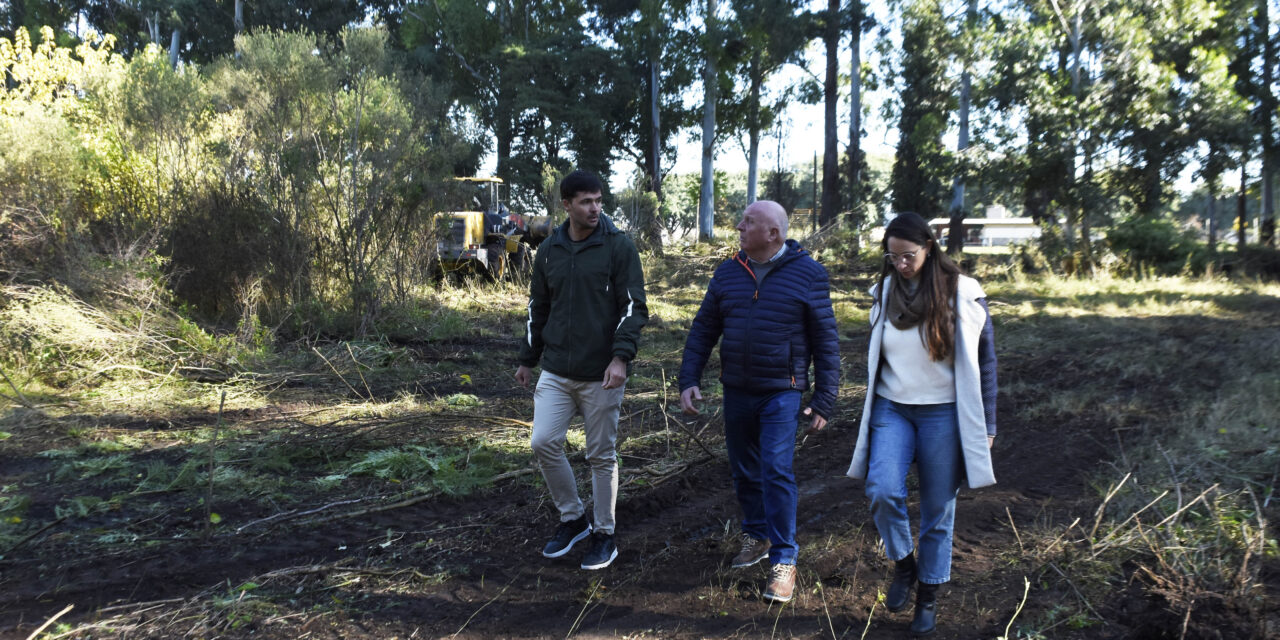 Comenzó en Crespo la transformación del predio del Ejército para la creación de un parque en el sector Sur