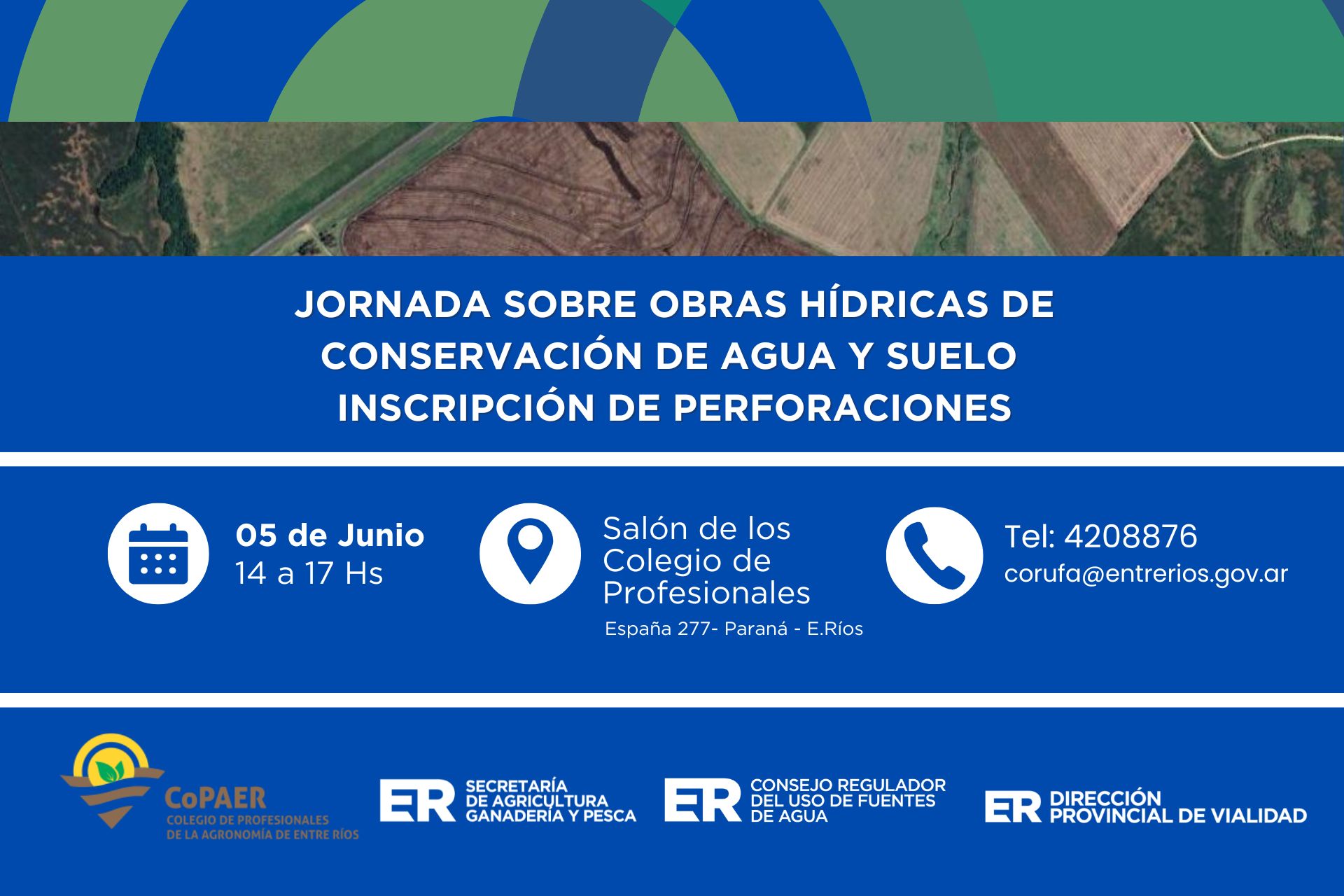 Convocan a una jornada sobre gestión hídrica rural