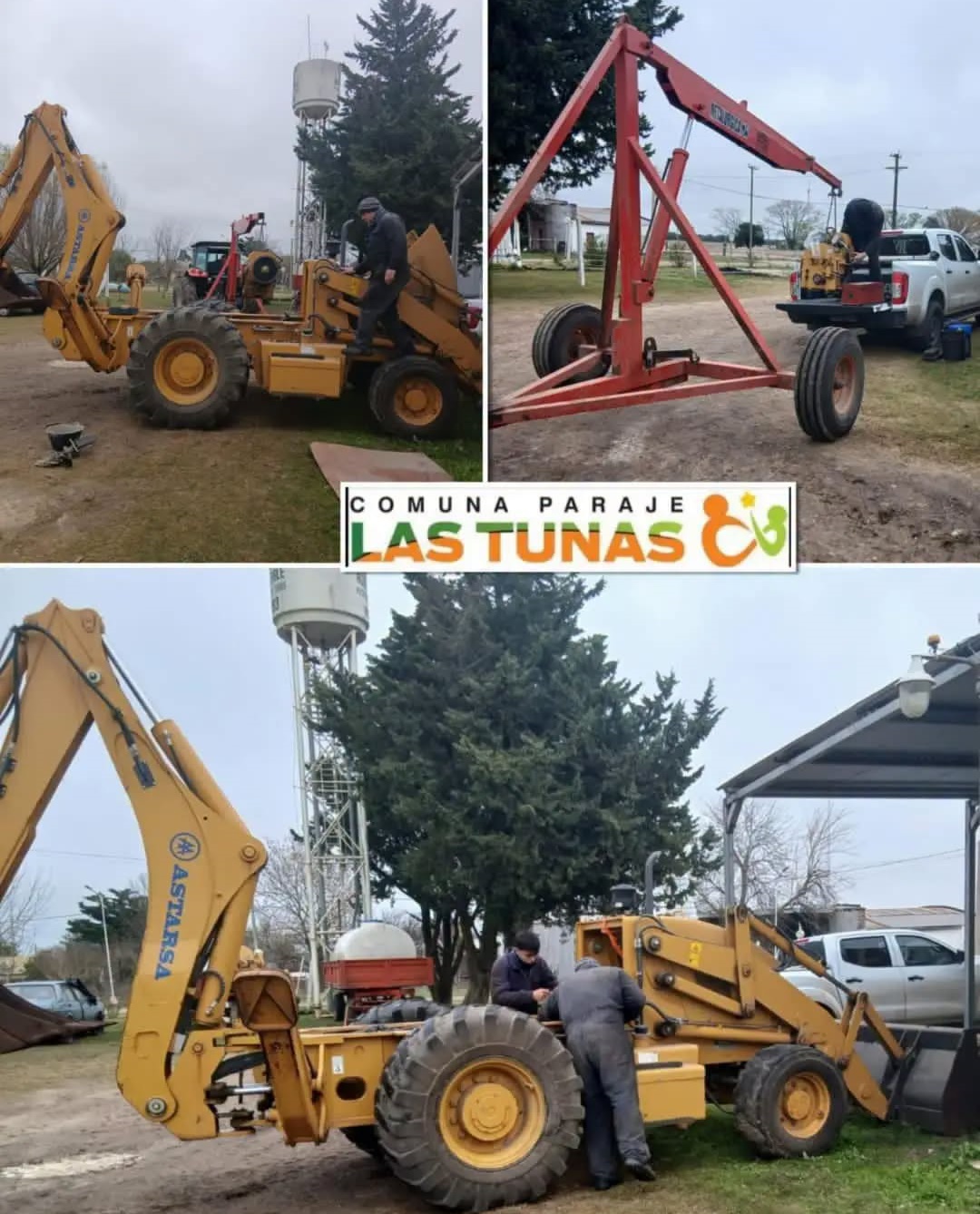 La retroexcavadora volvió a estar en funcionamiento en Las Tunas
