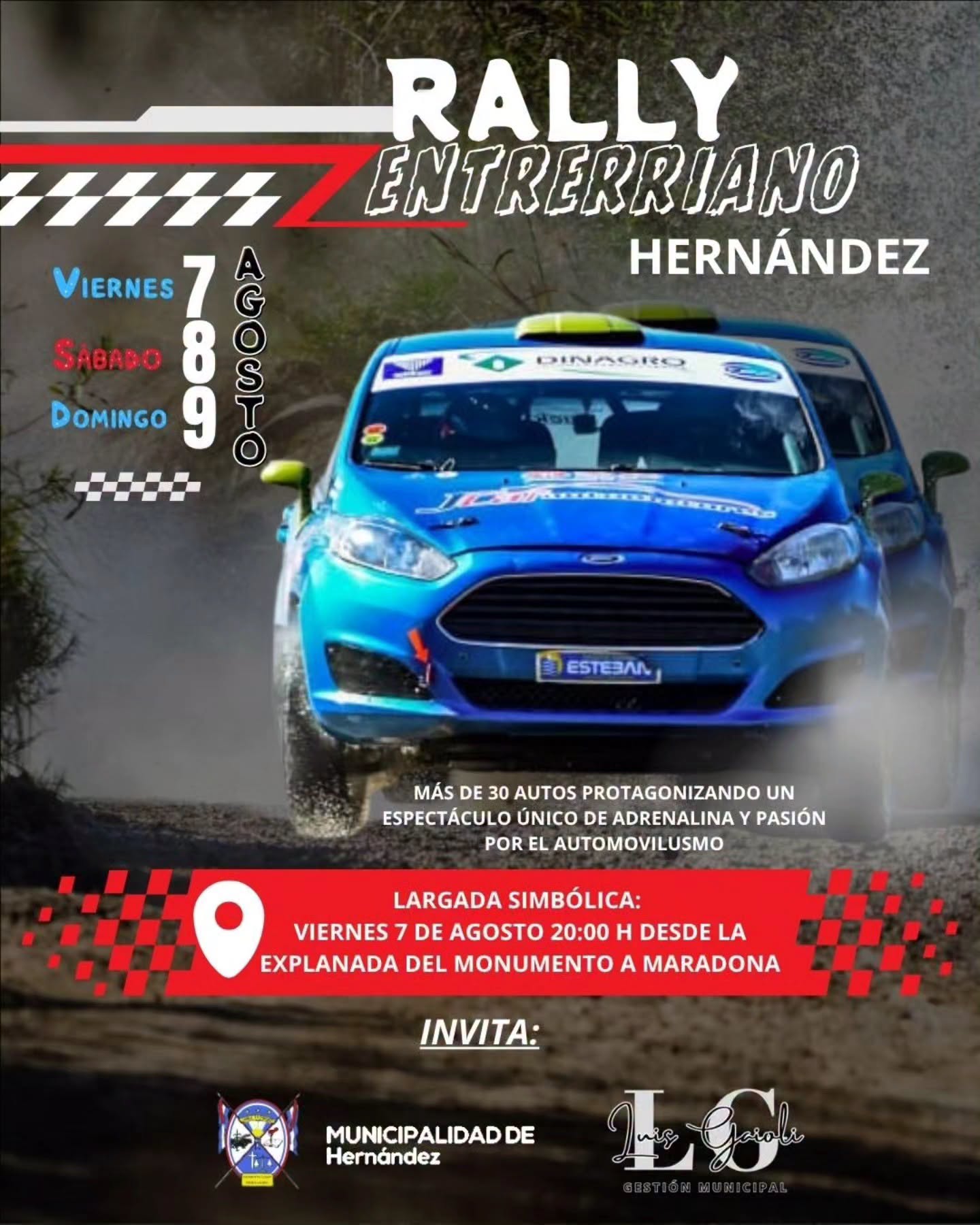 Hernández se prepara para vivir el Rally Entrerriano