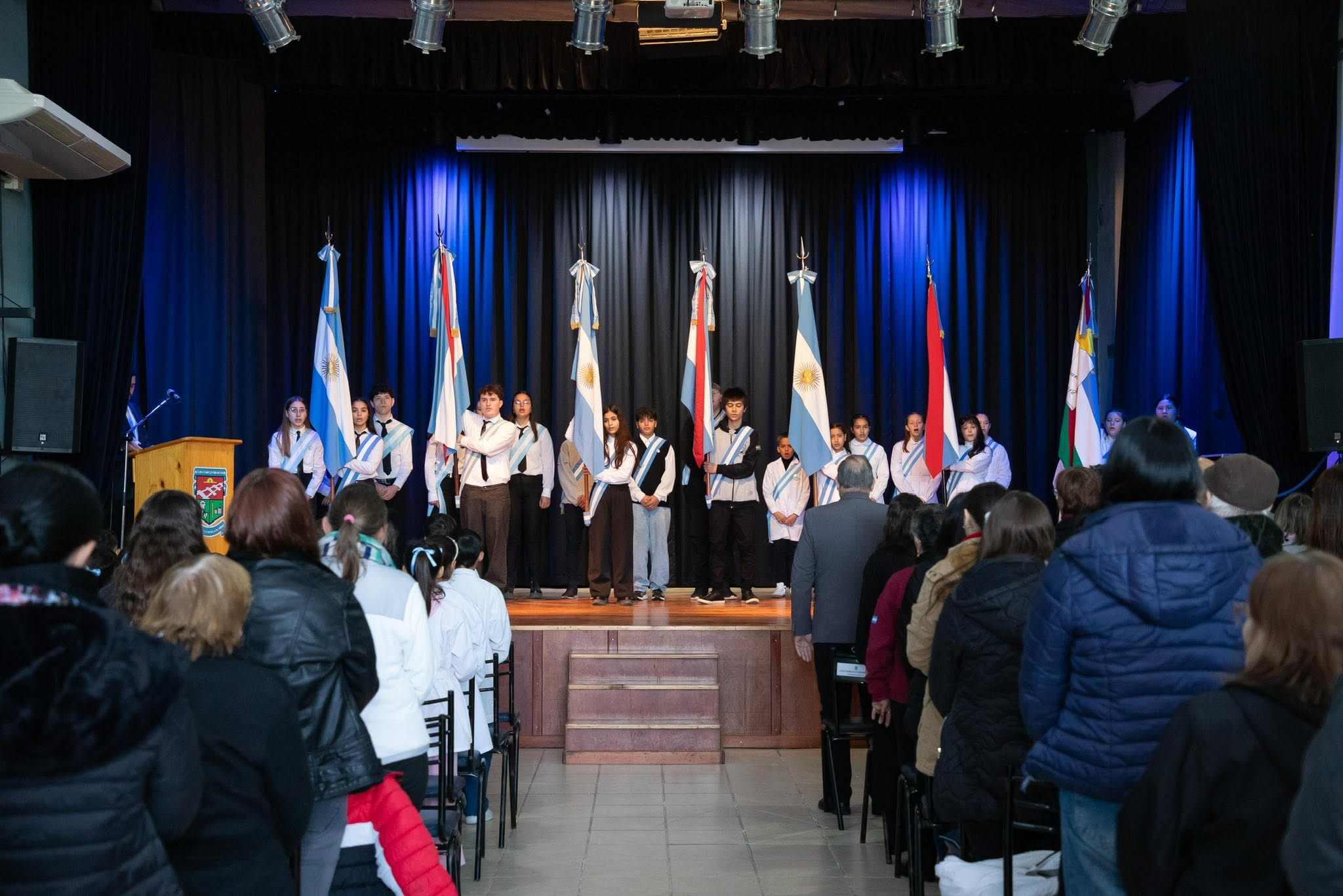 Aranguren homenajeó a Manuel Belgrano y la Bandera