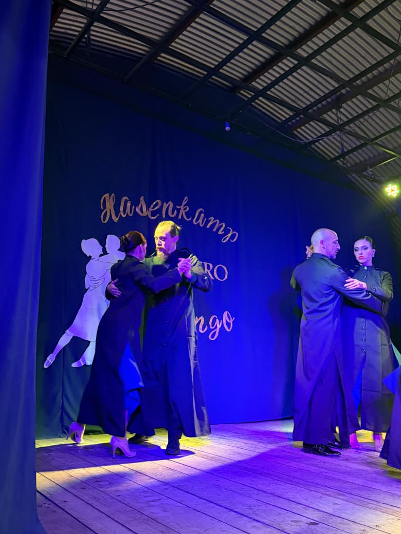 Hasenkamp vivió una gran noche de tango