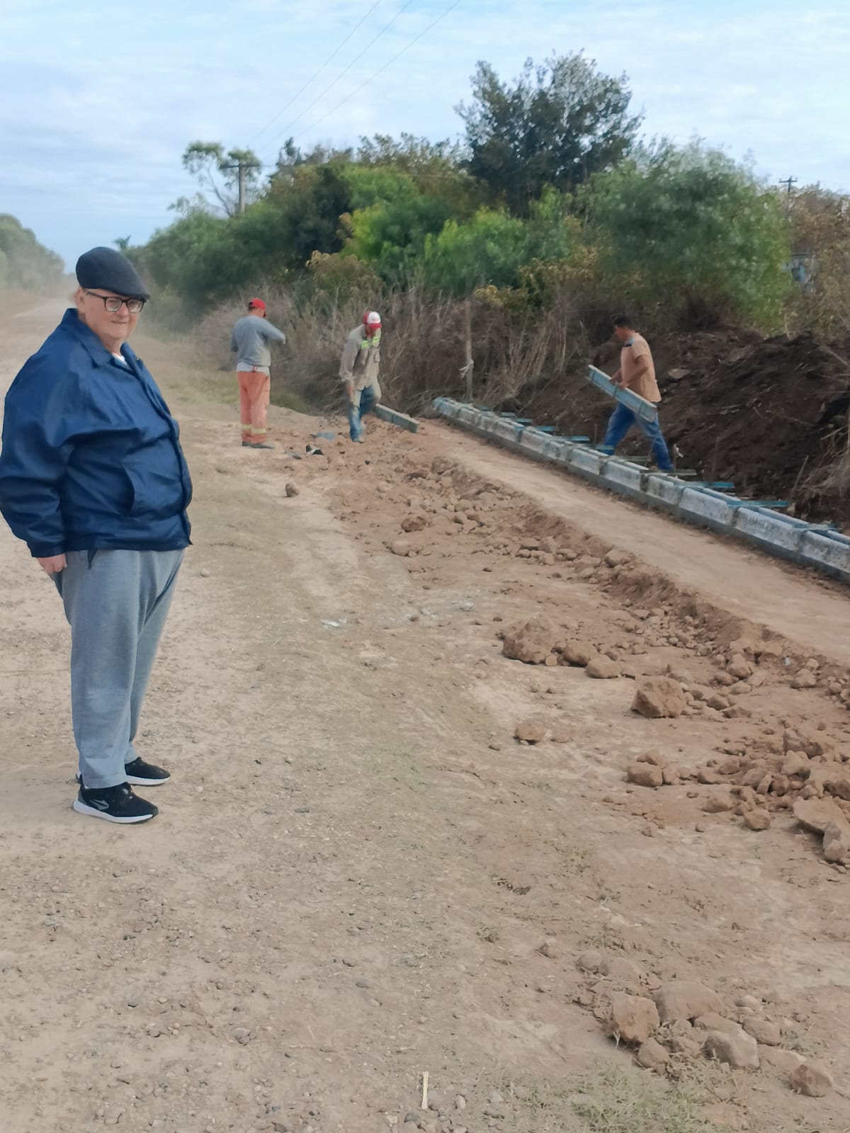 Obras que avanzan en Aldea María Luisa