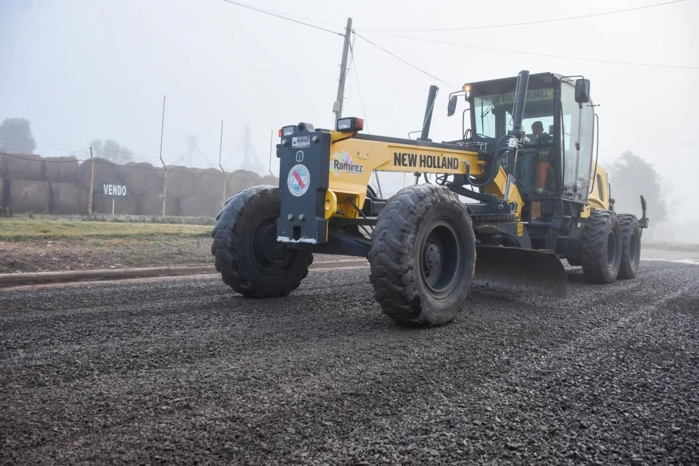 Obras públicas que continúan en General Ramírez
