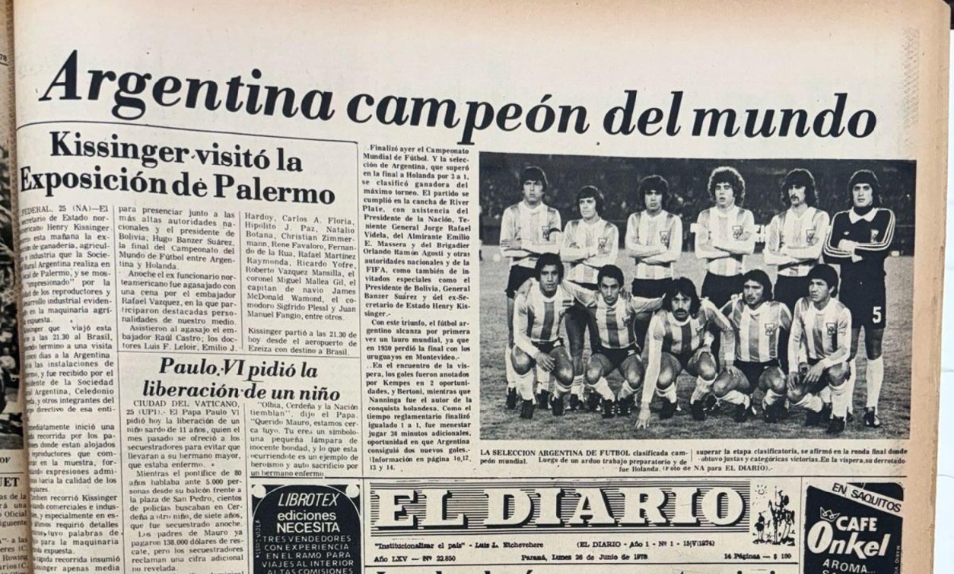 Invitan a una muestra sobre la historia de Argentina en los mundiales de fútbol