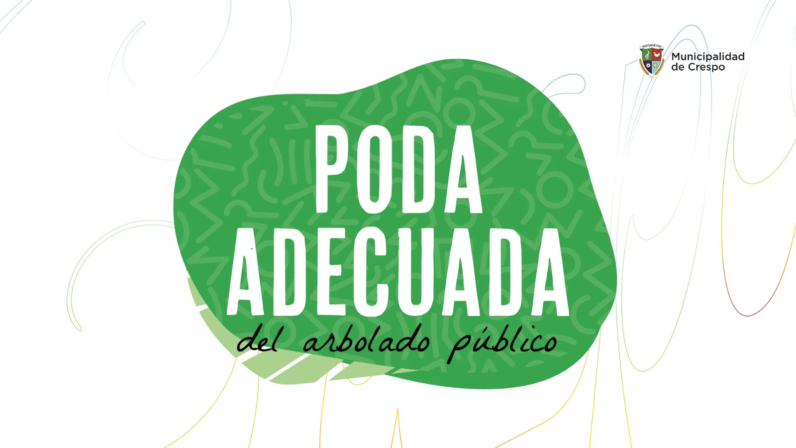 Poda adecuada del arbolado público en Crespo