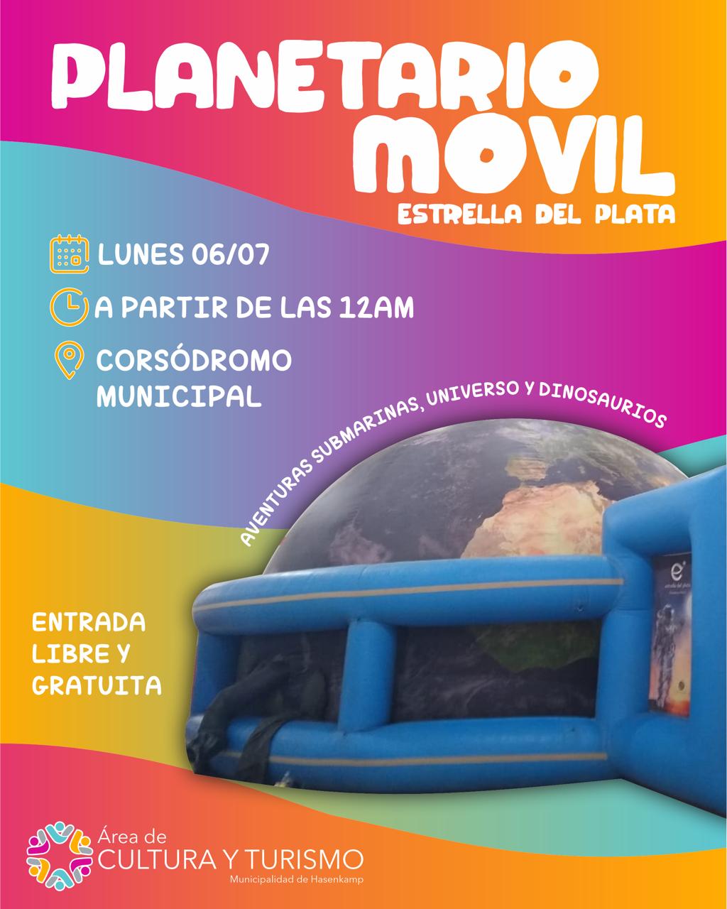 Planetario móvil en Hasenkamp