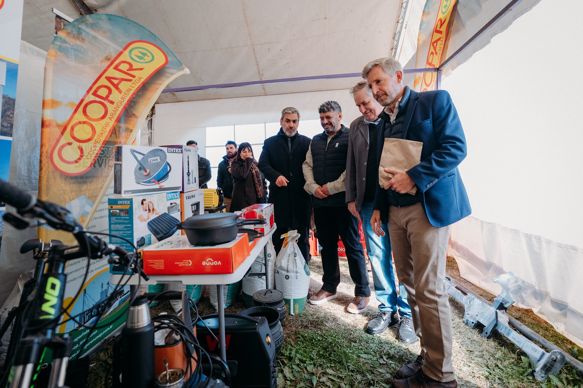 COOPAR acompañó la Expo Productiva y el primer Almuerzo de la Producción en el 118º Aniversario de Aranguren