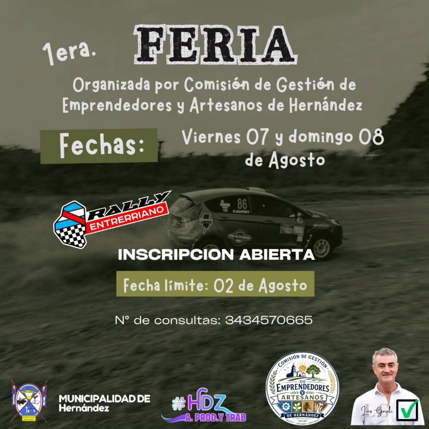 Siguen los preparativos para el paso del Rally Entrerriano por Hernández
