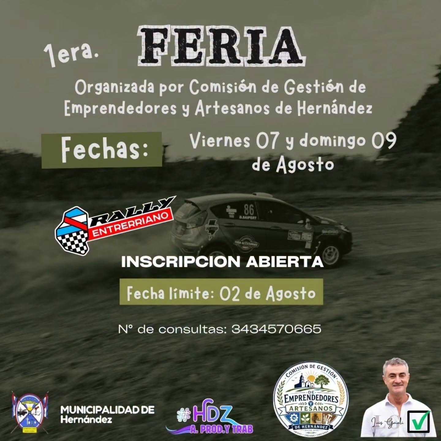Siguen los preparativos para el paso del Rally Entrerriano por Hernández