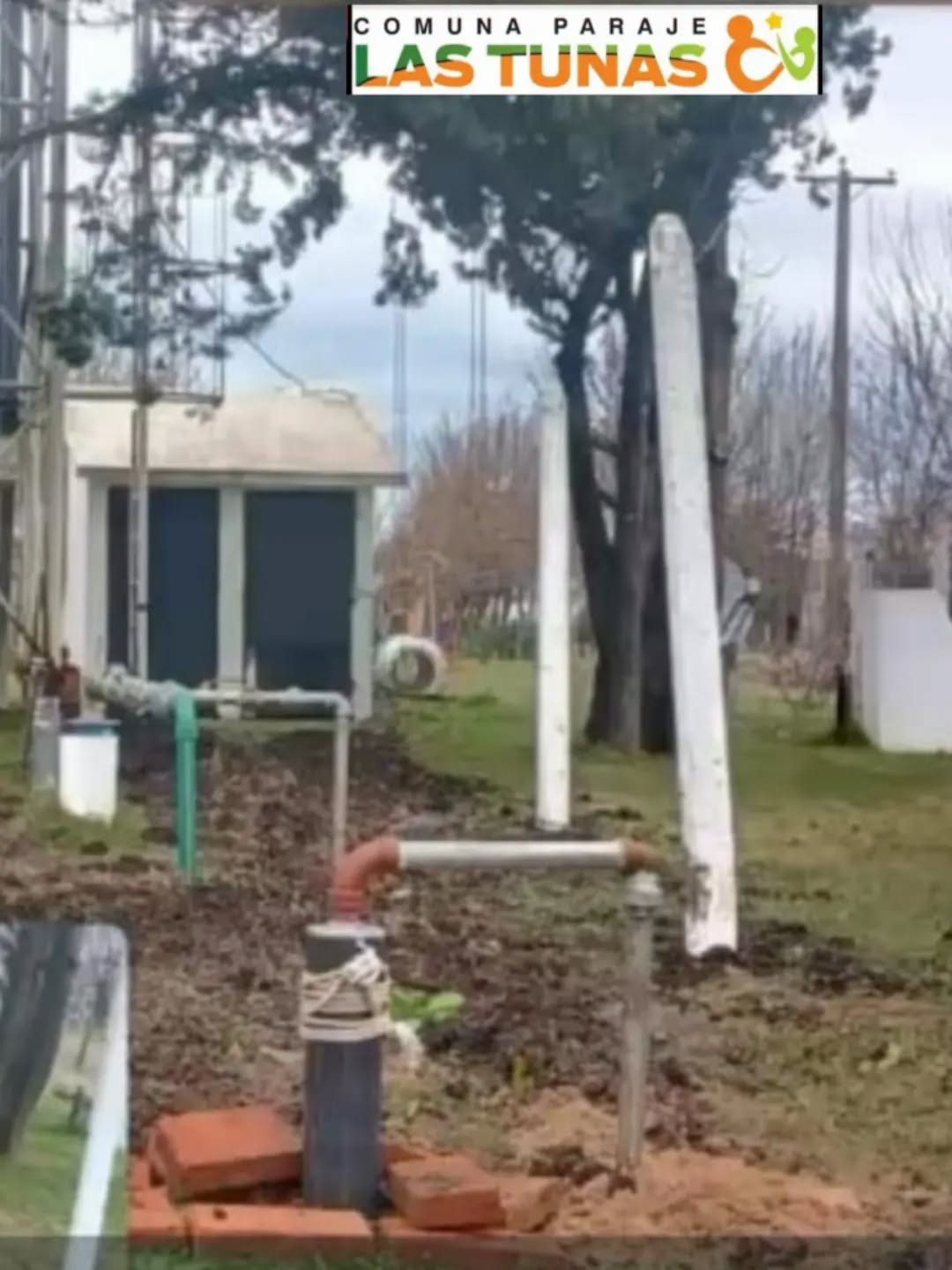Pozos de agua en funcionamiento en Paraje Las Tunas