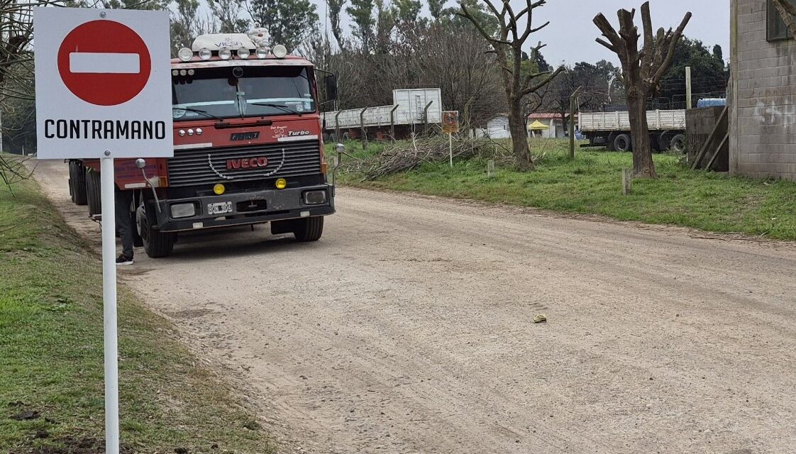 Nuevas disposiciones para la forma de circulación de tres calles en Crespo