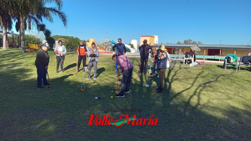Valle María definió a sus representantes de Golf Croquet y Tejo para los Juegos Deportivos Entrerrianos de Adultos Mayores