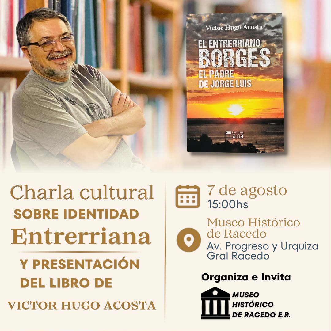 Charla sobre identidad cultural y presentación de libro en Racedo