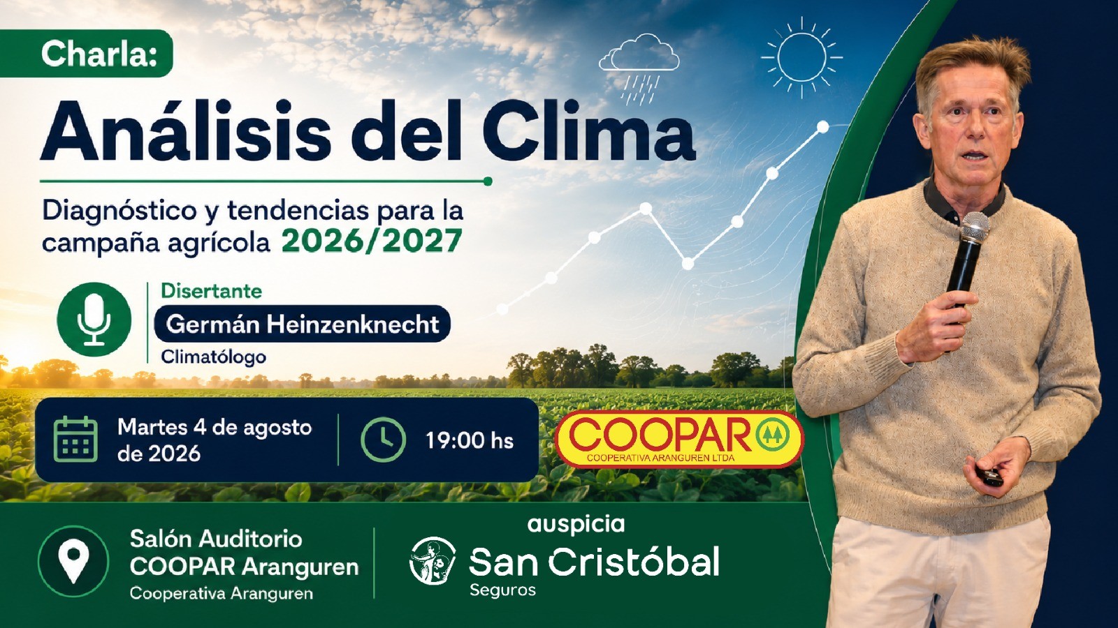 COOPAR analizará el clima de la próxima campaña