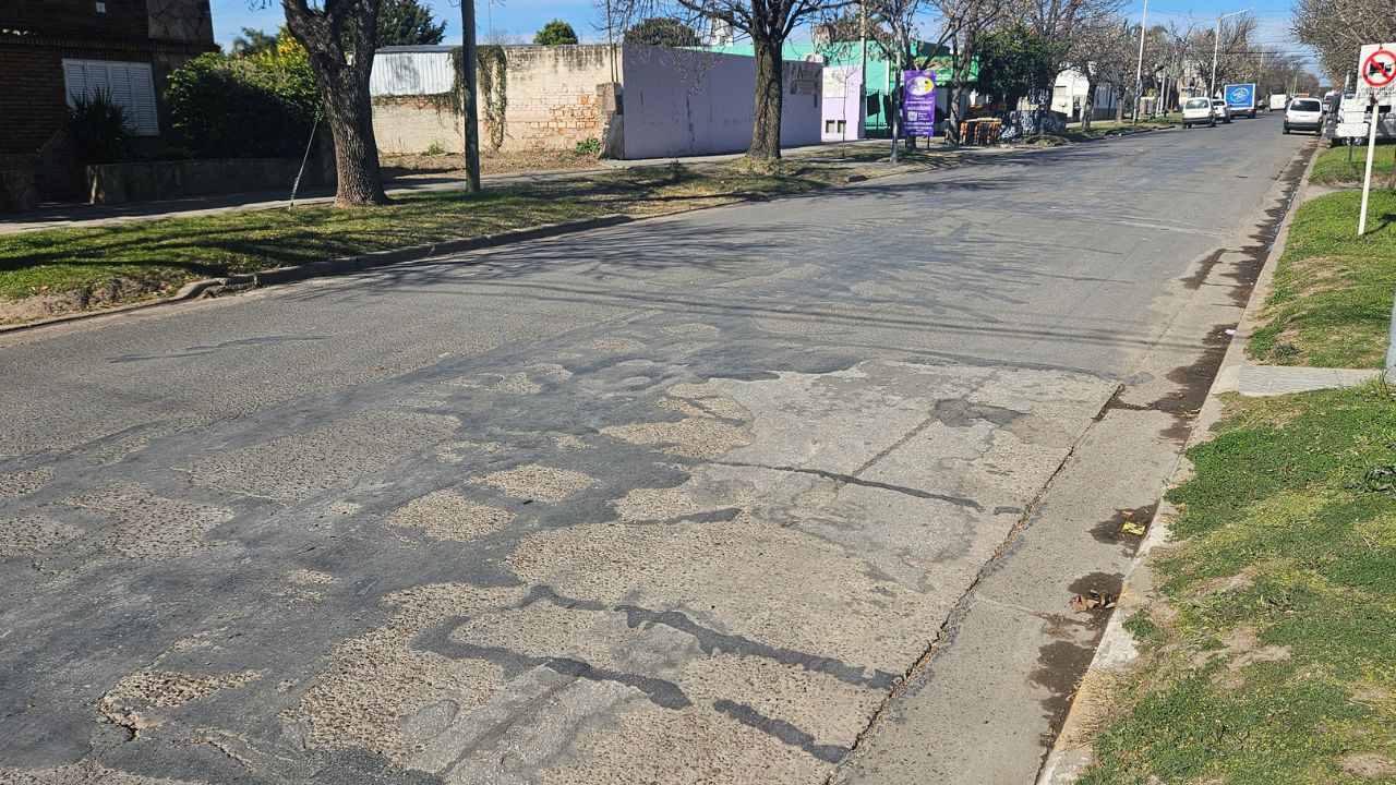 El lunes comienza la repavimentación de Avenida 9 de Julio en Crespo
