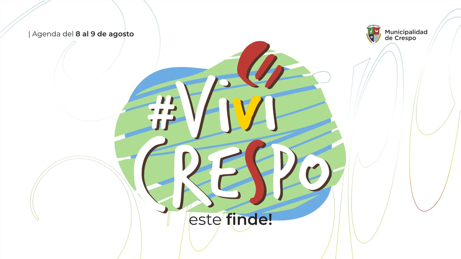Crespo y su agenda del fin de semana