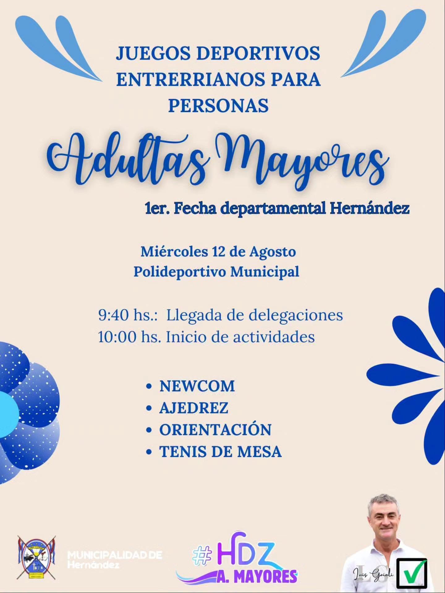 Juegos Deportivos Entrerrianos para adultos mayores