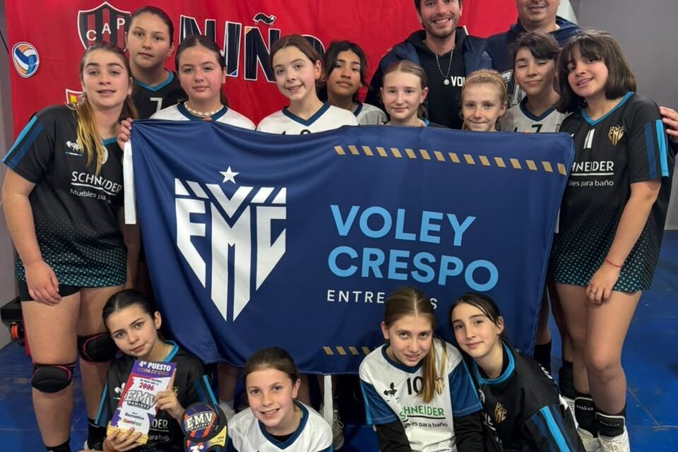 La agenda deportiva del vóley crespense