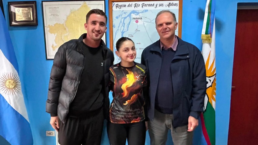 Valle María acompañará a una patinadora local en la Copa Orlando 2027
