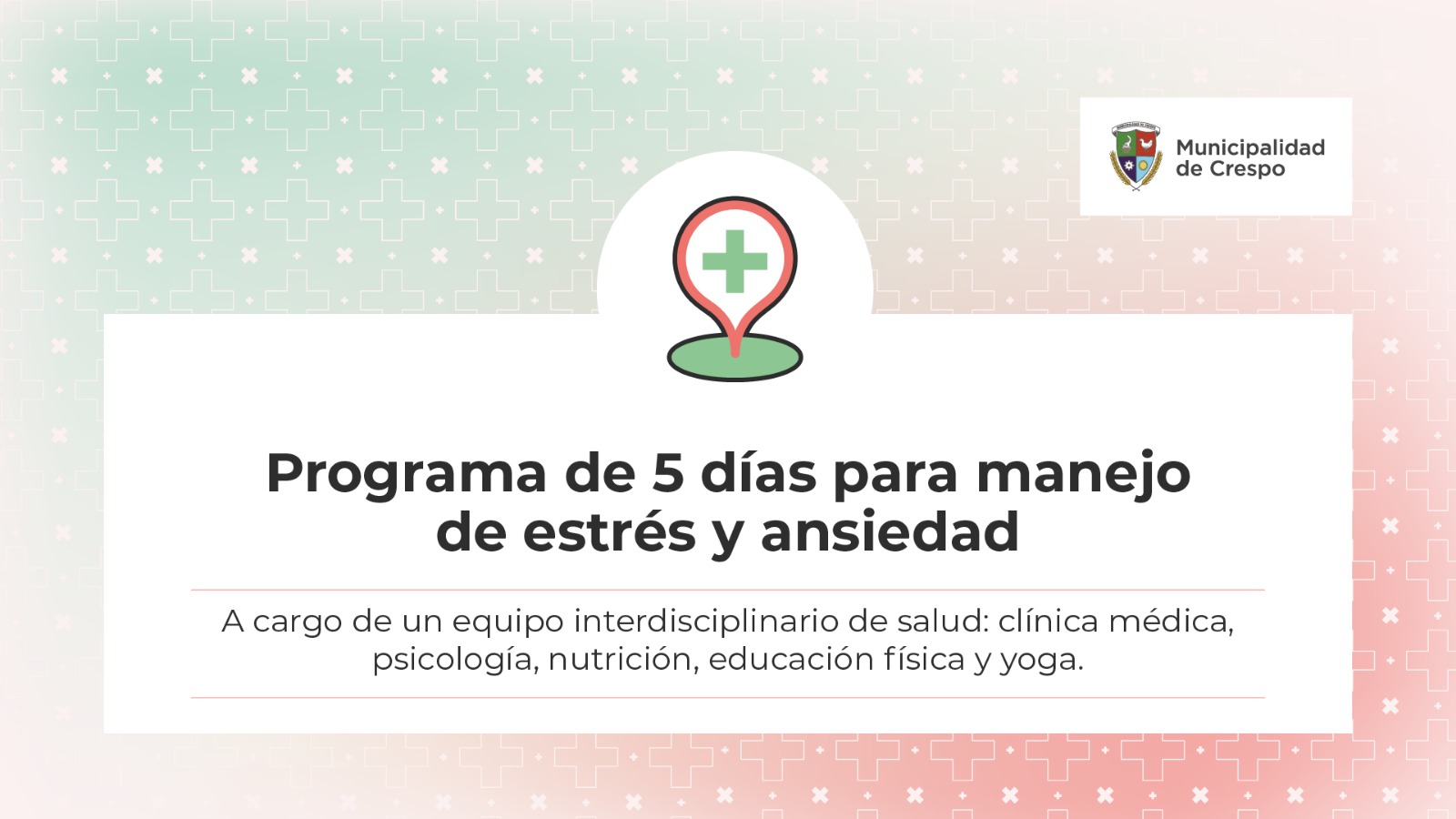 Programa ‘Manejo de estrés y ansiedad’: las inscripciones están abiertas hasta el 4 de septiembre