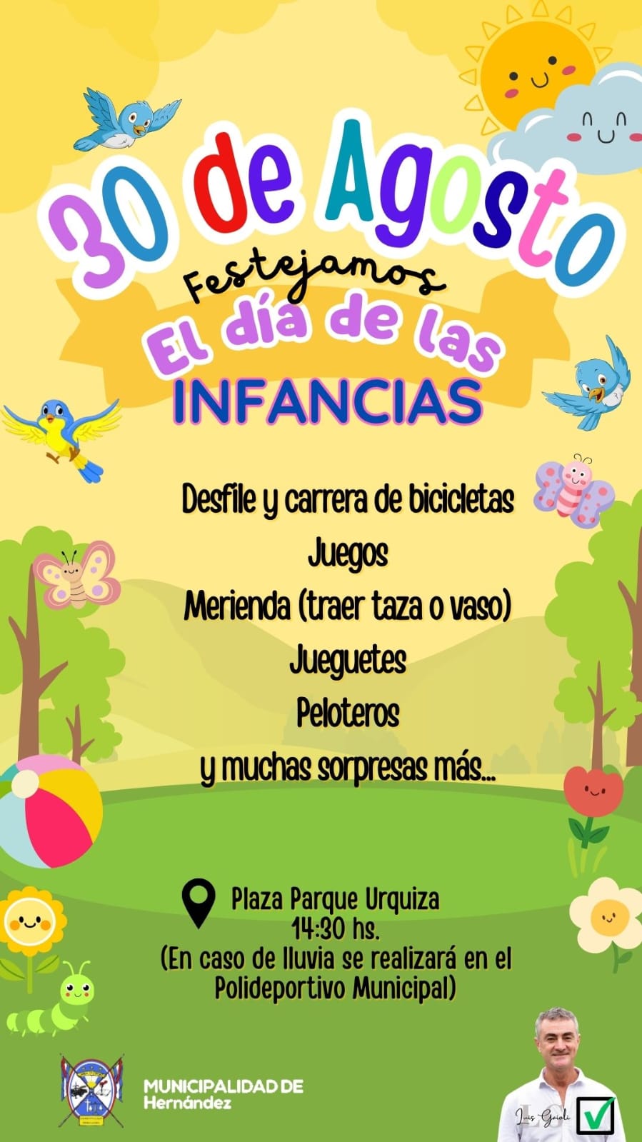 Celebran el Día de las Infancias en Hernández