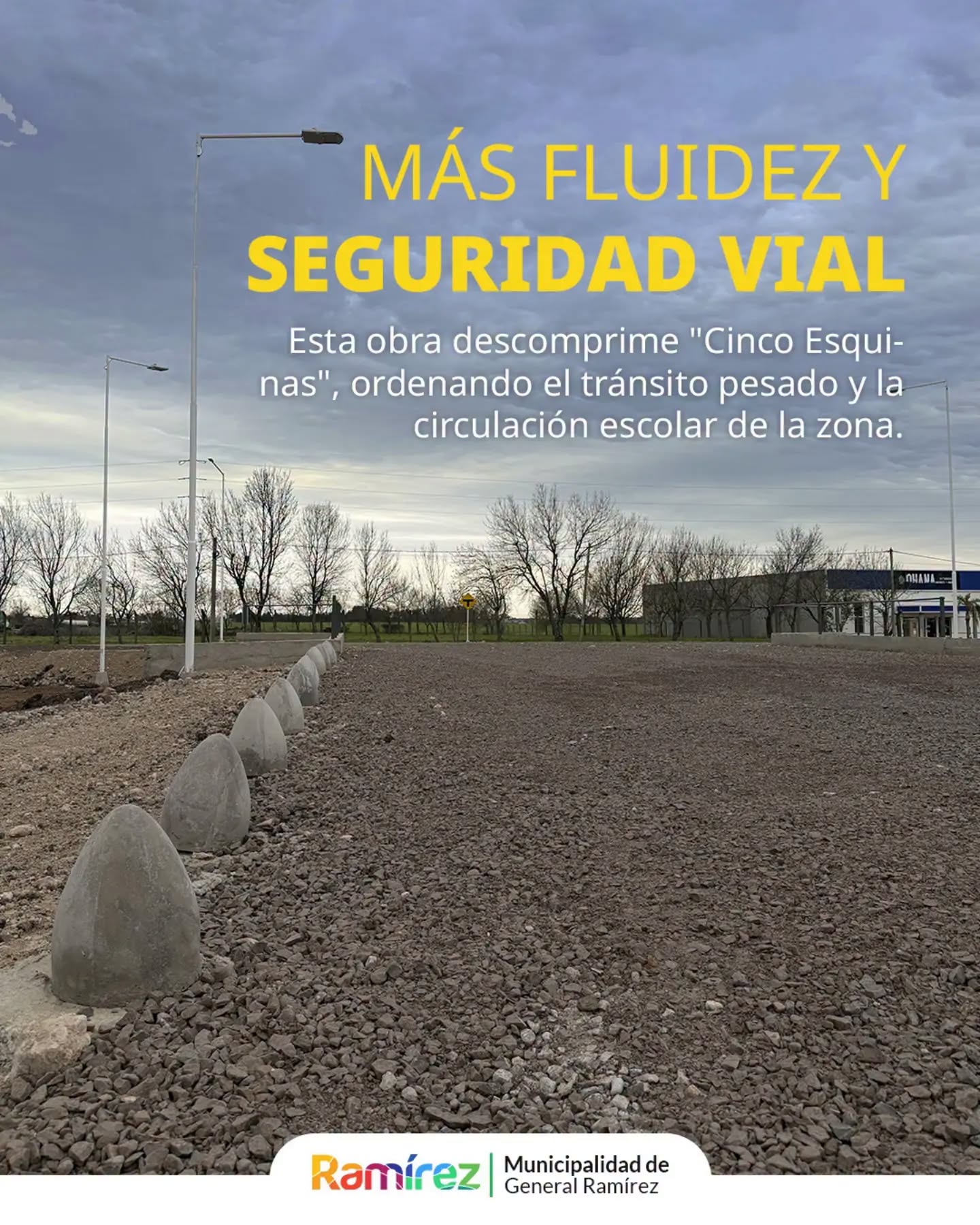 Ramírez: se habilitó el nuevo cruce de calle Urquiza y el Acceso Papa Francisco