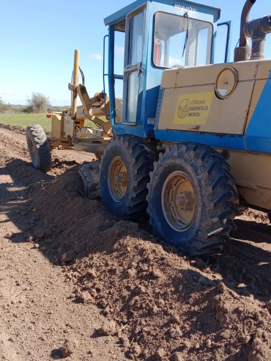 Comenzaron los trabajos en caminos de la zona de Espinillo Norte