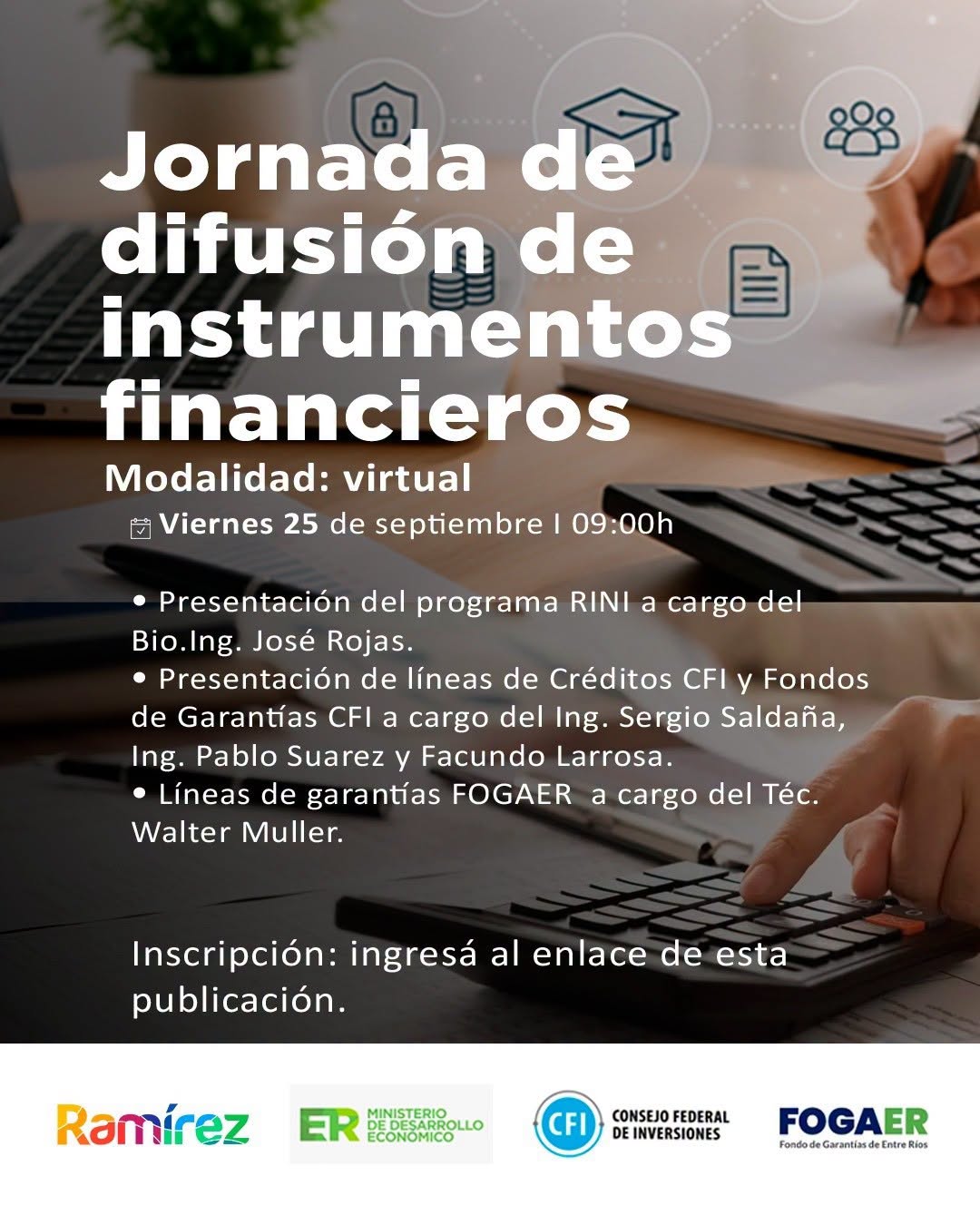 Jornada de instrumentos financieros en General Ramírez