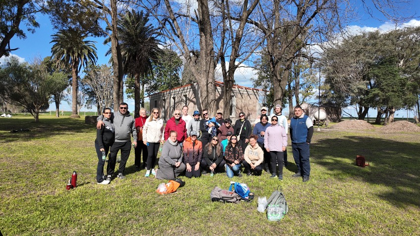 Caminata recreativa y jornada de concientización sobre trata de personas en Valle María