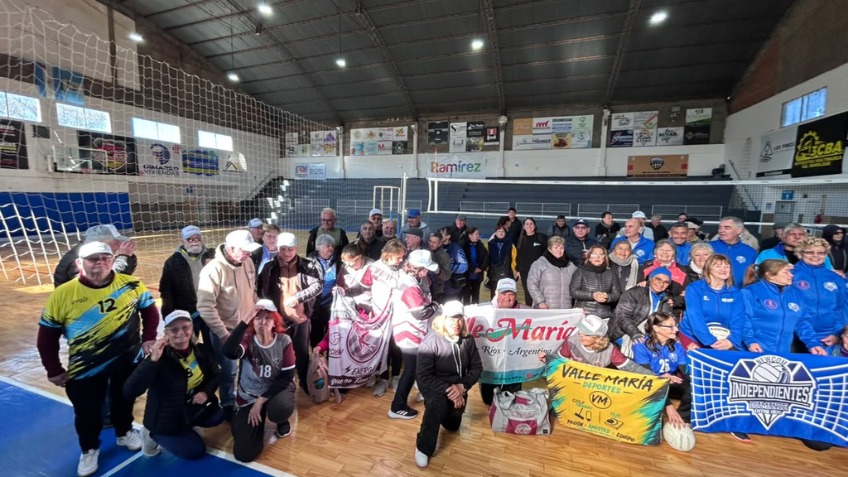 Valle María estuvo presente en los Juegos Deportivos Centenarios