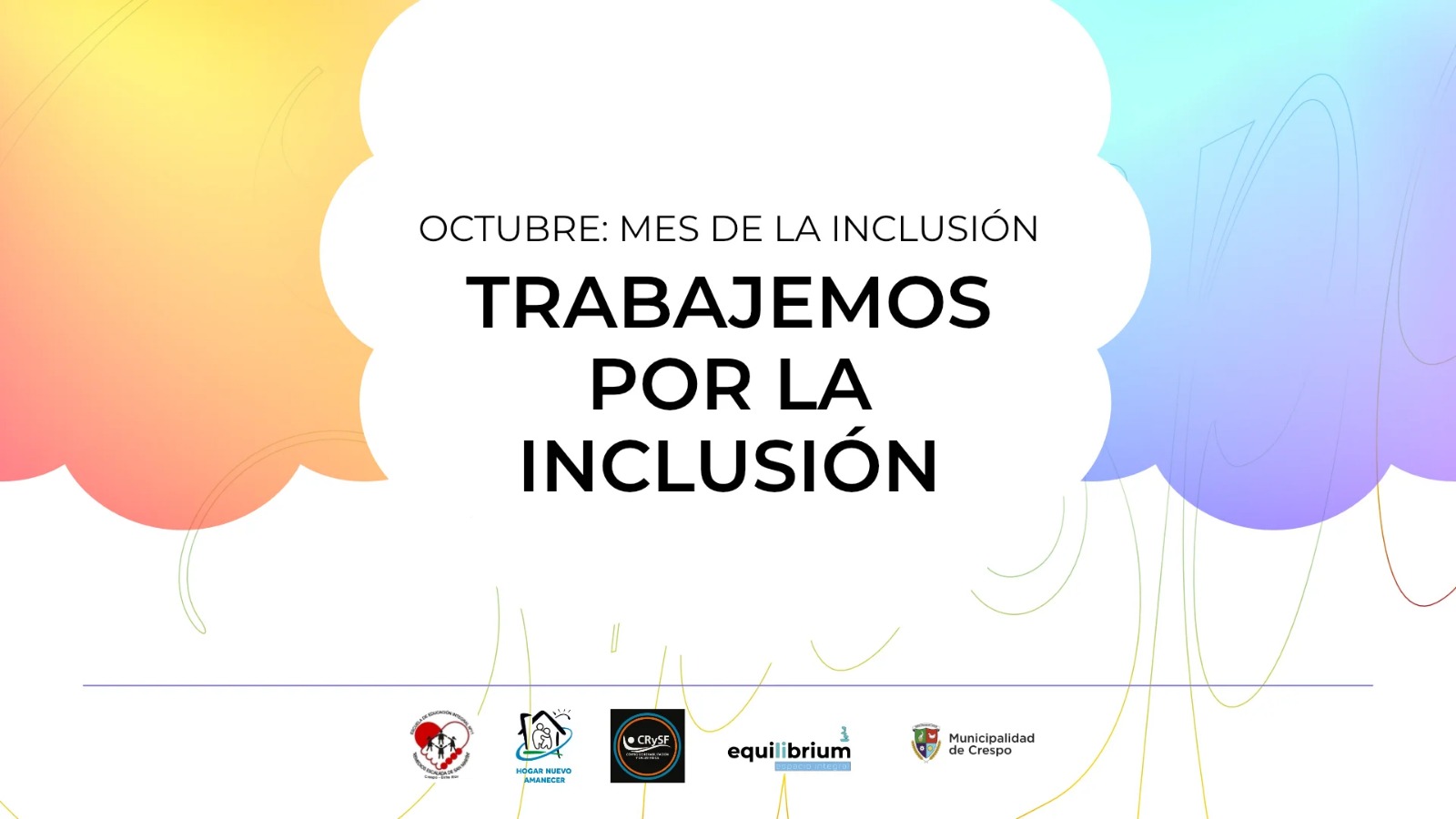 Durante octubre Crespo trabaja por la inclusión