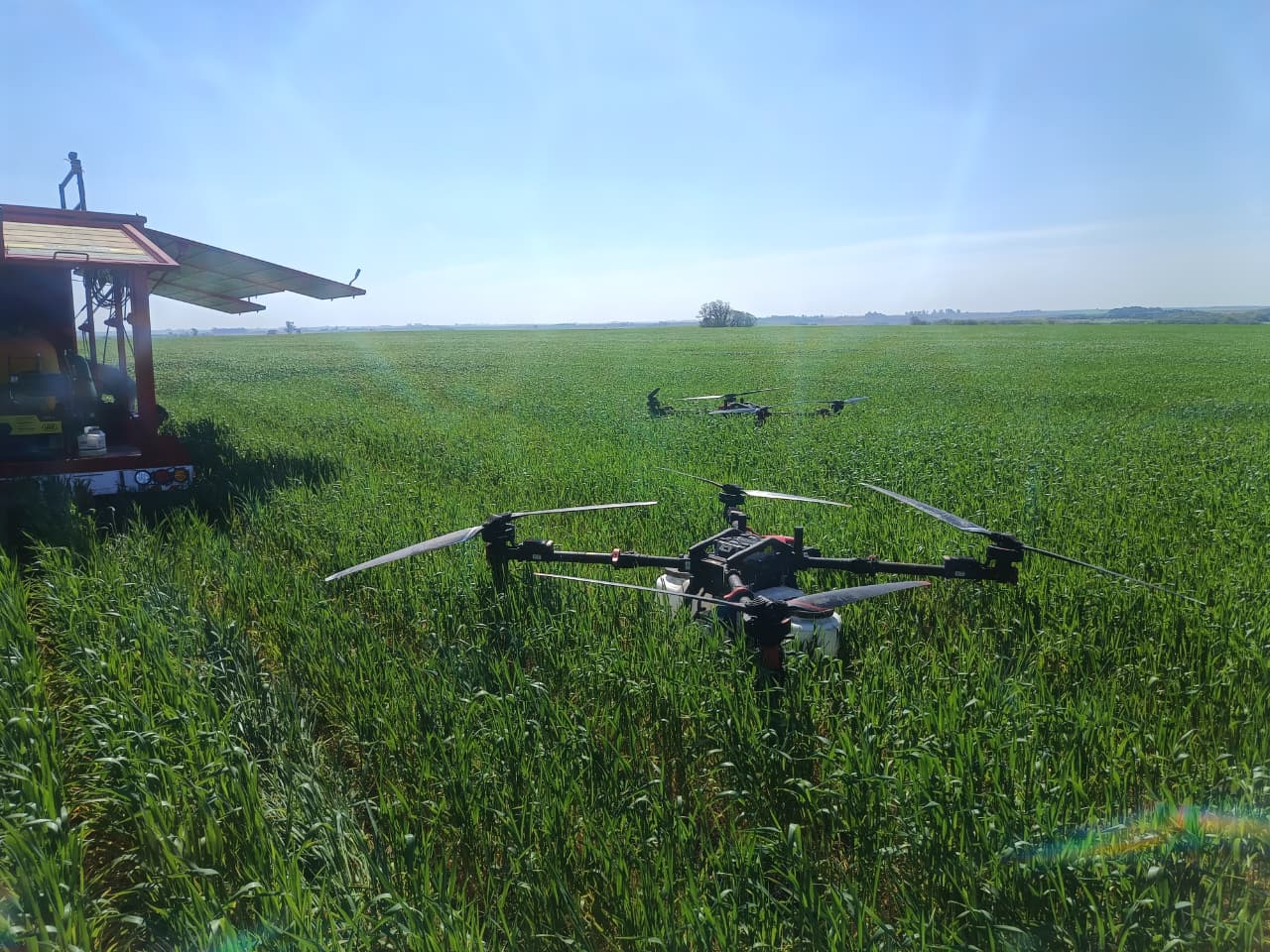 Coopar incorporó segundo dron aplicador y amplía su capacidad de trabajo