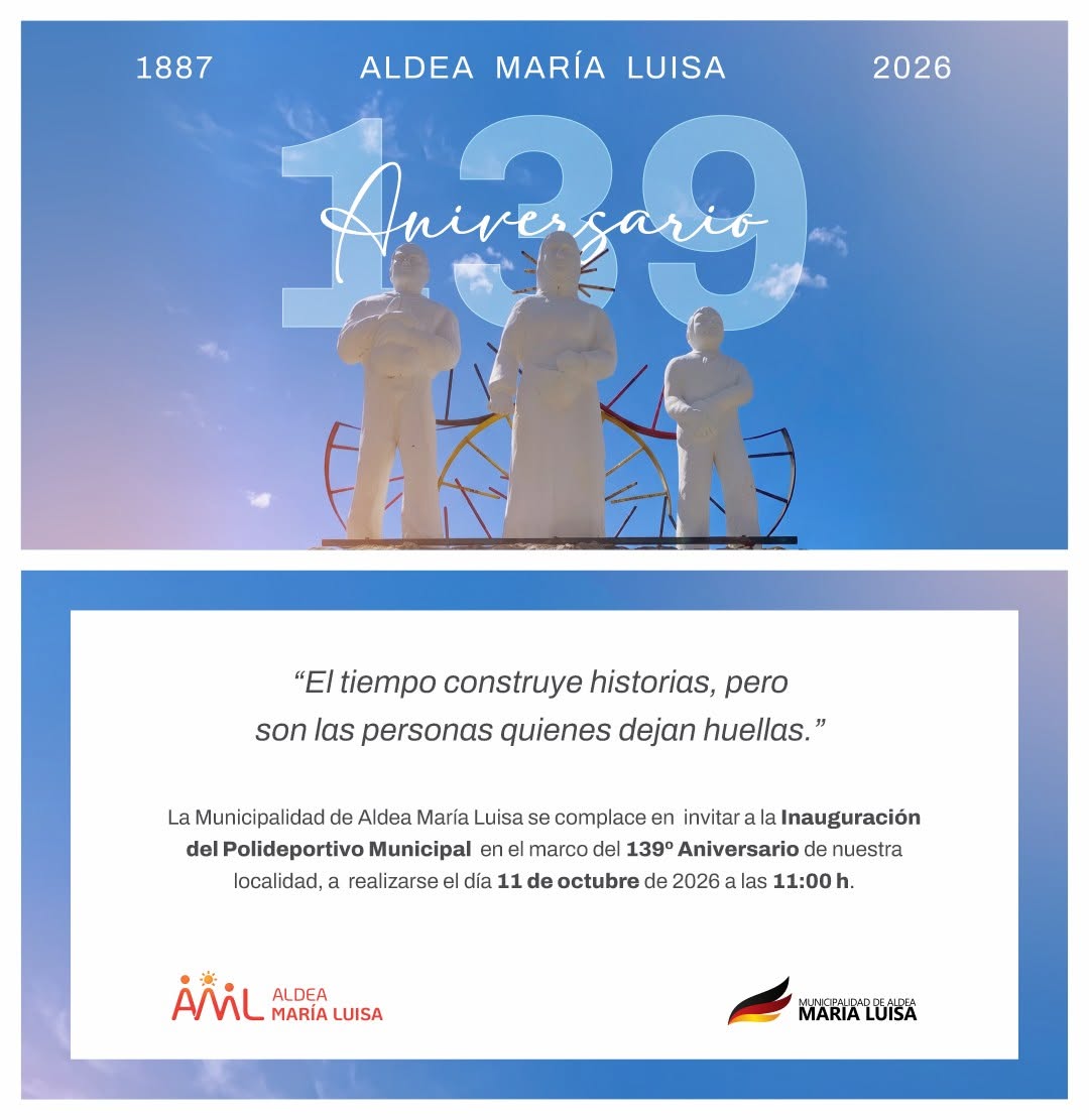 Inauguran el Polideportivo celebrando el aniversario de Aldea María Luisa