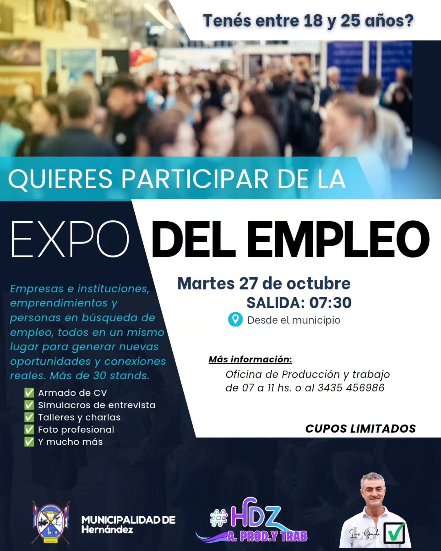 Preparativos para la Expo Empleo