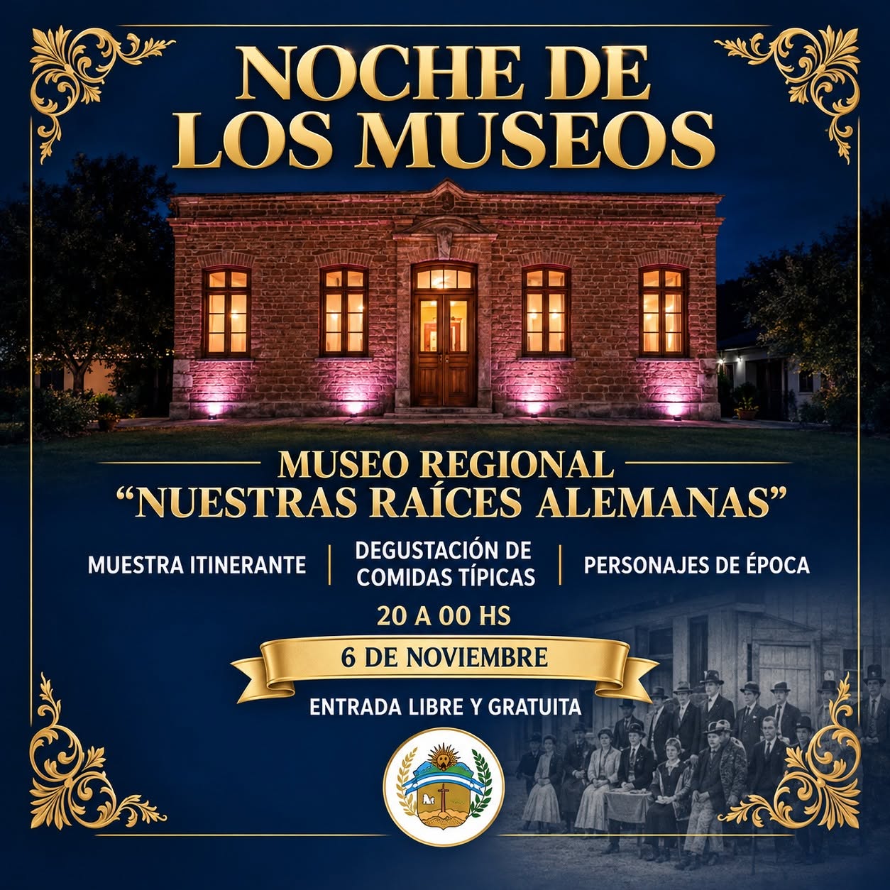 El Museo abre sus puertas a la Noche de los Museos Entrerrianos