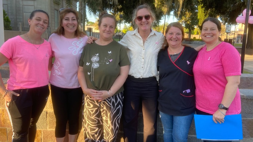 Octubre Rosa: una jornada para reflexionar y concientizar en Valle María